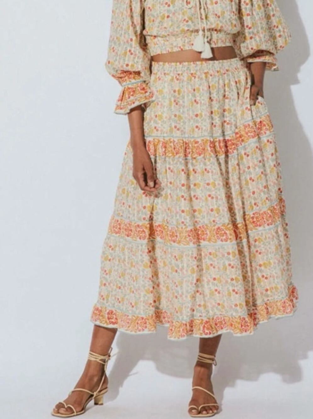 Cleobella Rosa Midi Skirt Sz. XS
